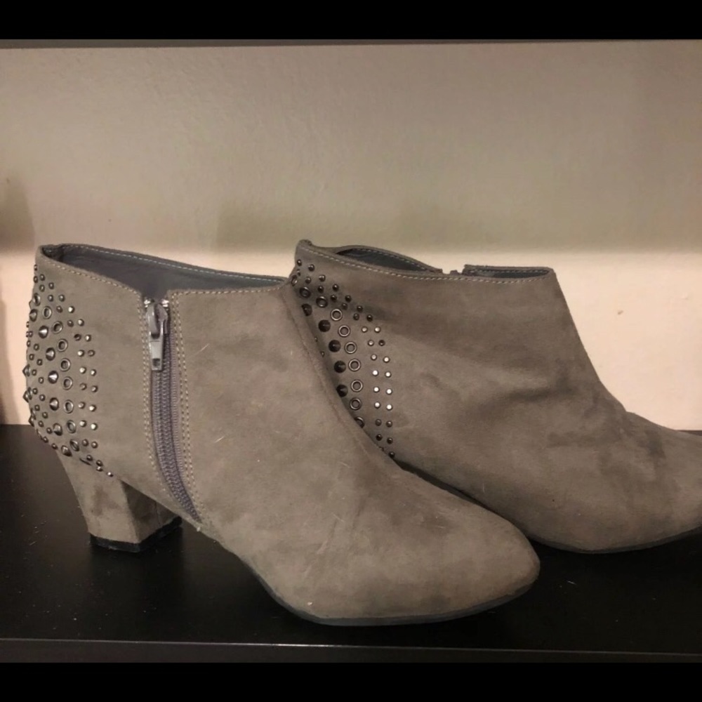 Grey booties